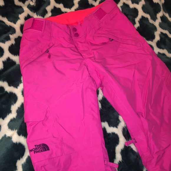 The North Face Pants - The North Face Pink Hyvent WATERPROOF Snow Pants